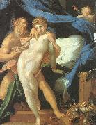 SPRANGER, Bartholomaeus Vulcan and Maia af oil painting artist